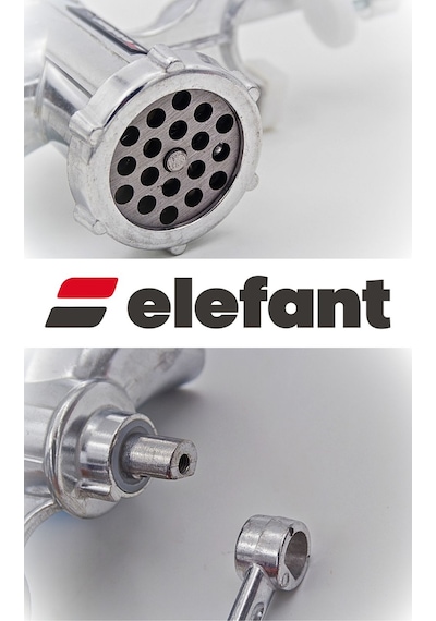 Elefant Tb-1 Manuel Et Kıyma Makinesi No 8 Katı Alüminyum