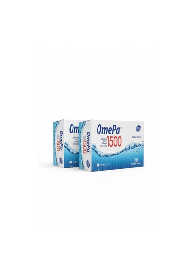Omepa 1500 Balık Yağı 30 Yumuşak Kapsül 2 Li Set