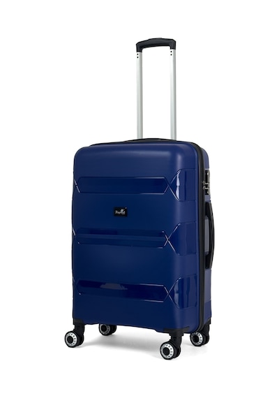 Reymond Luggage Lucas Polipropilen Kırılmaz Valiz, Orta Boy Lacivert