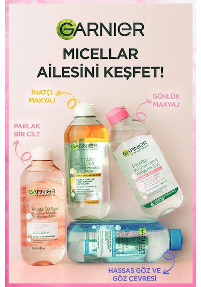 Garnier Micellar Hassas Ciltler Kusursuz Makyaj Temizleme Suyu 400 ML