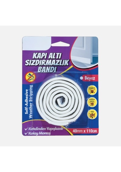Kendinden Yapışkanlı Kapıaltı Sızdırmazlık Bandı 400mmx110cm 110 CM