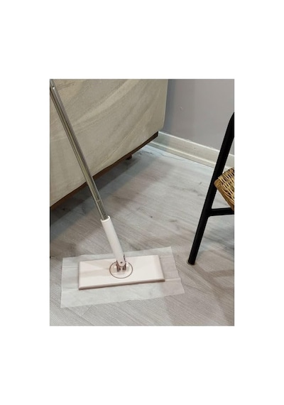 Tembel Mop - Tüm Bezleri Kendi Alabilen Otomatik Mop, 360 Dönebilen, Kullan At Bezler İçin Pratik Mop