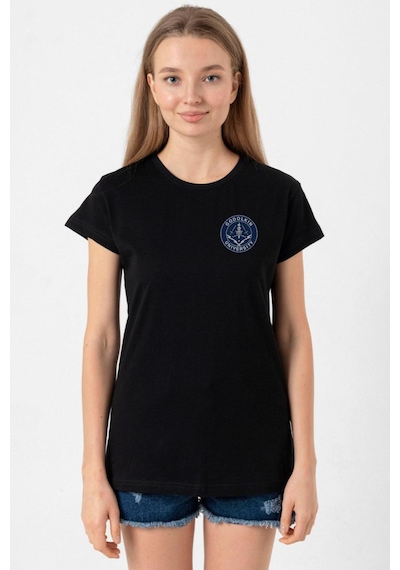 Gen V Godolkin University Emblem Siyah Kadın Tshirt SIYAH