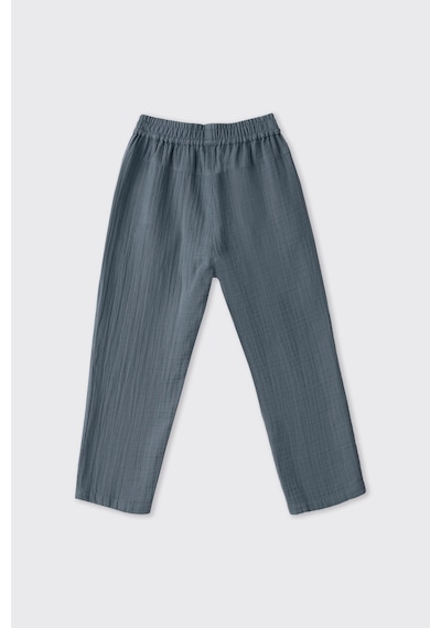 Erkek Çocuk Beli Lastikli Müslin İndigo Pantolon 5769775 2511BK04017