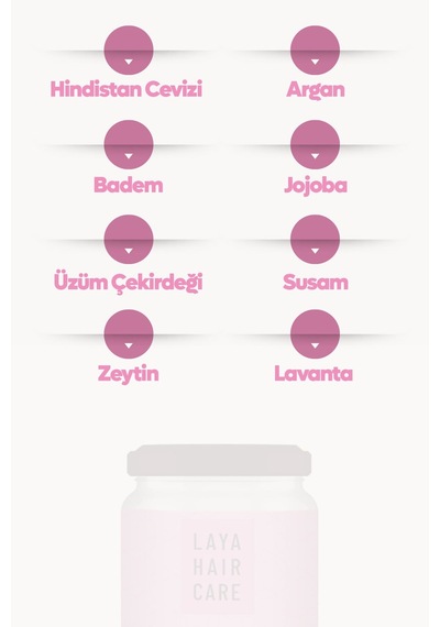 Laya Hair Care 8 Yağ İçeren Organik Saç Bakım Yağı 190 ML