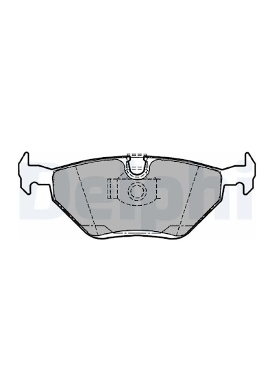 Bmw 520i E39 Arka Fren Balatasi 1996-2003 Delphı Lp1107