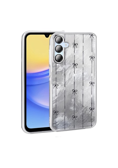 Galaxy Uyumlu A15 Kılıf Desenli Zore Mep Kapak Küçük Fiyonk