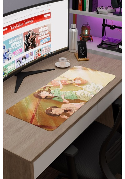 Sangatsu No Lion Anime V2 - 70x30 Xl Gaming Kauçuk Kaymaz Taban Mouse Pad Fare Altlığı
