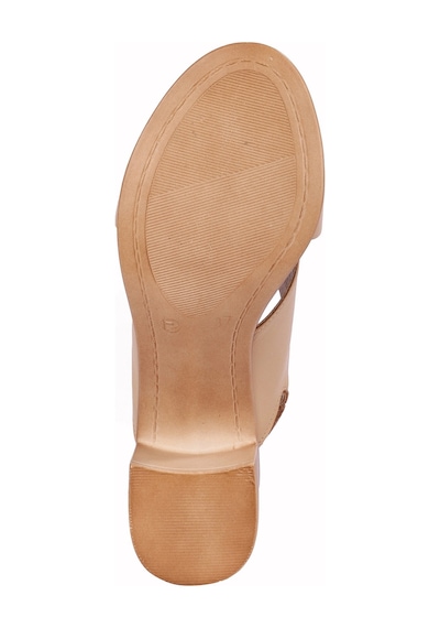 Albini A-110112 Kadın Deri Sandalet Naturel Ten