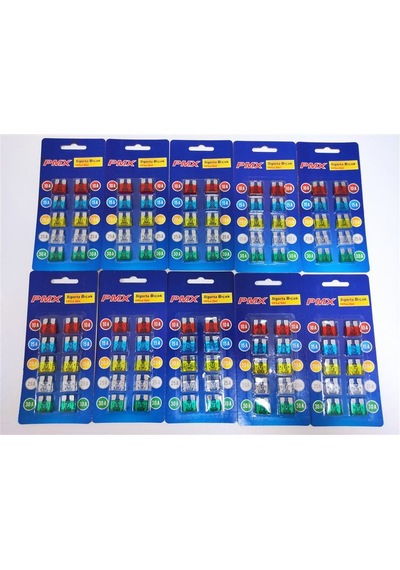 Pmx 10.Lu Paket Yassı Bıçak Sigorta 10.Lu