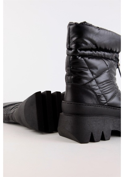 Bruno Shoes Bruno Siyah Su Geçirmez Kalın Tabanlı Kar Botu-siyah Siyah