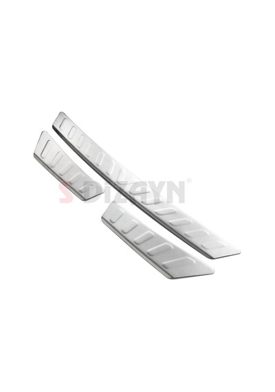 S-Dizayn  Volkswagen Tiguan Krom Arka Tampon Eşiği 2007-2015