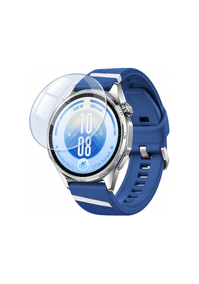 Huawei Watch Gt7 46mm Uyumlu Kolay Kurulum Aparatlı Temperli Cam Ekran Koruyucu