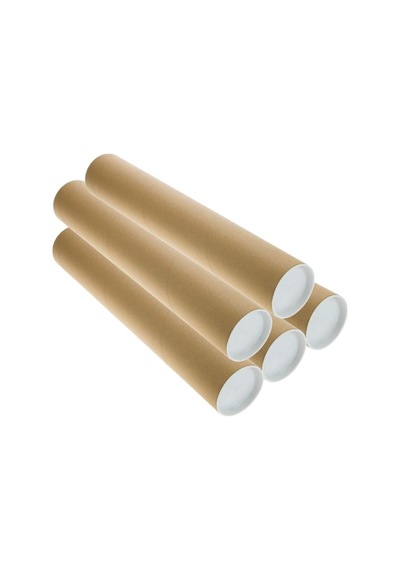Postüp Kapaklı Silindir Kutu 5 X 36 Cm Karton Rulo Tüp / Poster, Afiş, Harita Kutusu 1 Adet, Pstp5x361000001 Diğer