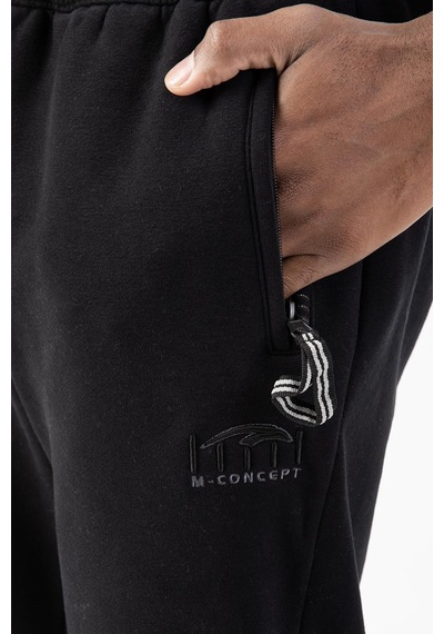 Maraton Sportswear Comfort Erkek Düz Paça Basic Siyah Eşofman Altı 21845-siyah Siyah