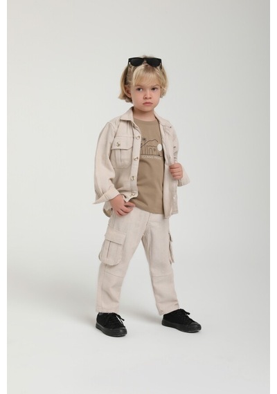 Xo Kids Erkek Çocuk Gömlek 1-4 Yaş 2532 Gri