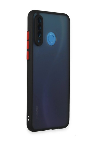 Cosmotex Newface Huawei P30 Lite Kılıf Montreal Silikon Kapak - Siyah Sıyah