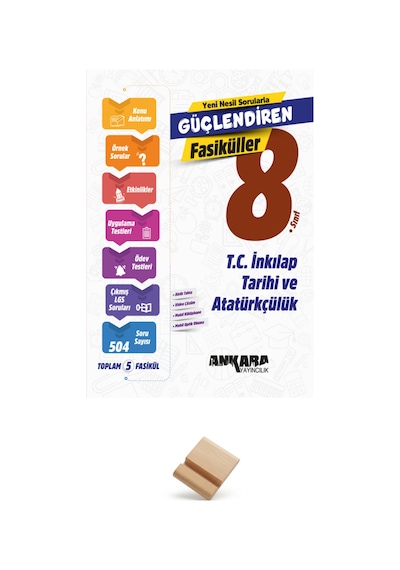 Ankara Lgs 2027 8. Sınıf İnkılap Tarihi Ve Atatürkçülük Fasiküller + Telefon Standı