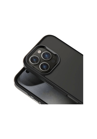 Apple Uyumlu iPhone 16 Pro Kılıf Magsafe Şarj Özellikli Parlak Kamera Çerçeveli Redclick Kost Kapak - Siyah
