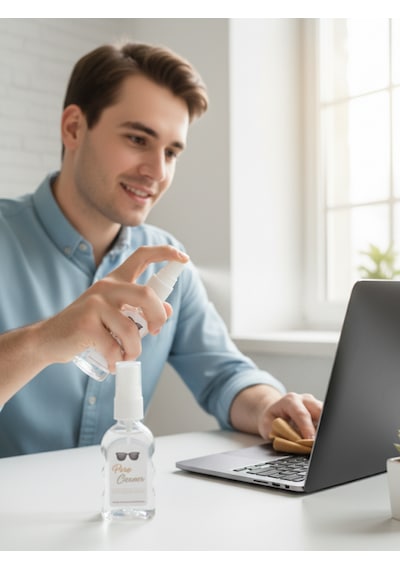 Otio 4 Adet Gözlük Temizleme Seti, 50 Ml Sprey, Mikrofiber Bez Avantaj Paket