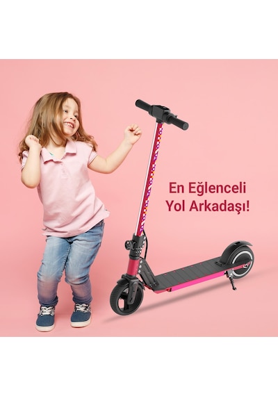 Corby Cs50 Elektrikli Çocuk Scooter Kırmızı