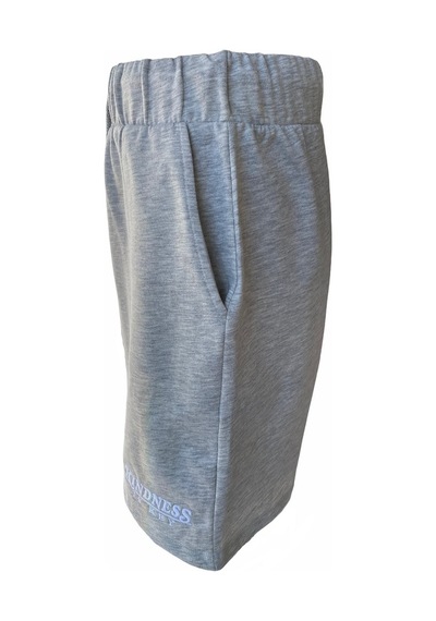 Asos Unisex Cepli Gri Dokuma Şort Gri