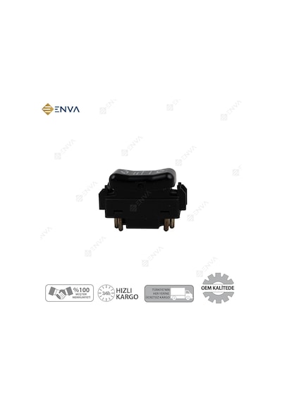 Mercedes W124 Kasa Sol Arka Cam Açma Düğmesi Anahtarı