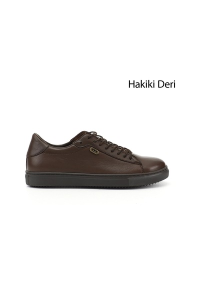 Diğer Kadın Kahve Antik Bağcıklı Termo Taban Hakiki Deri Sneaker Gdza13424237 Kahve Rengi