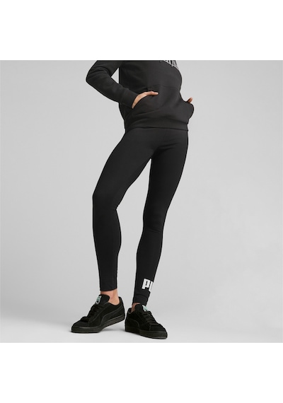 Puma Essential Logo Kadın Siyah Tayt 58683201 Siyah