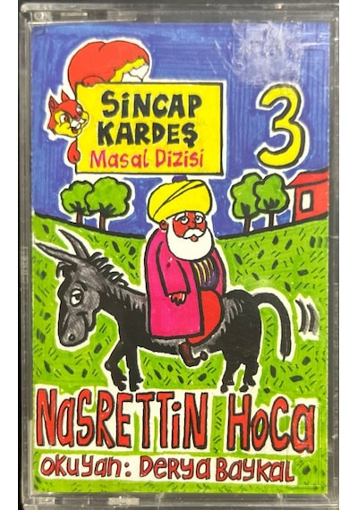 Kaset Nasrettin Hoca 3 Sincap Kardeş Masal Dizisi Derya Baykal Ka