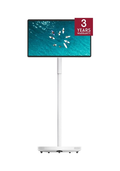 Go Plus Pro 27" Full Hd 100 Hz Dokunmatik Ekranlı Taşınabilir Akıllı Monitör, Android İşletim Sistemi, Dahili Batarya, Dahili Kamera, Subwoofer, Wi-fi 6, Beyaz