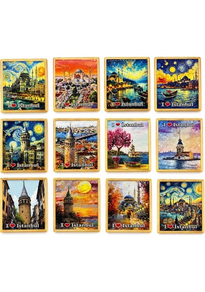 İstanbul Temalı Buzdolapı Süsü Magnet Alk5404