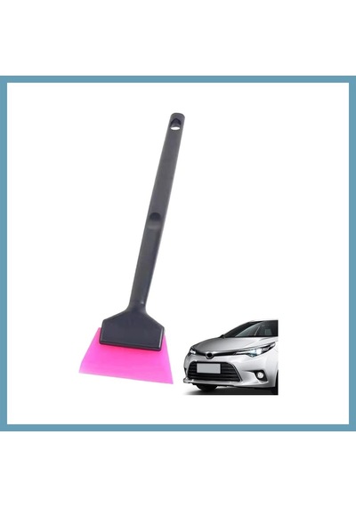 Bezos Mini Saplı Silikon Çekçek Ragle Cam Filmi Çekme Uygulama Aparatı 6x22cm Siyah Pembe Mbt06
