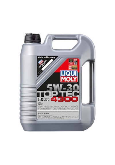Liqui Moly 5W-30 Top Tec 4300 Sentetik Motor Yağı 5 L