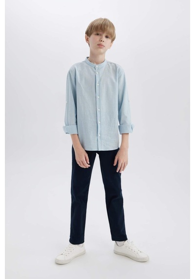 DeFacto Erkek Çocuk Düz Paça Basic Düz Gabardin Pantolon X4224A625SMNV135