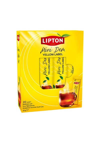 Lipton Mini Dem Yellow Label 20'li 35 G - 5 Adet Tarı
