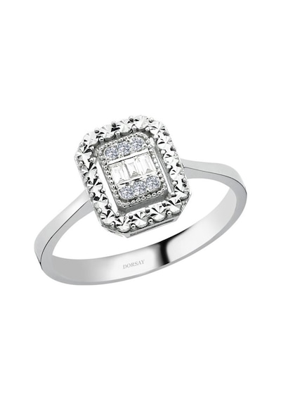 0.10 Karat Baget Pirlanta Yüzük 475055340