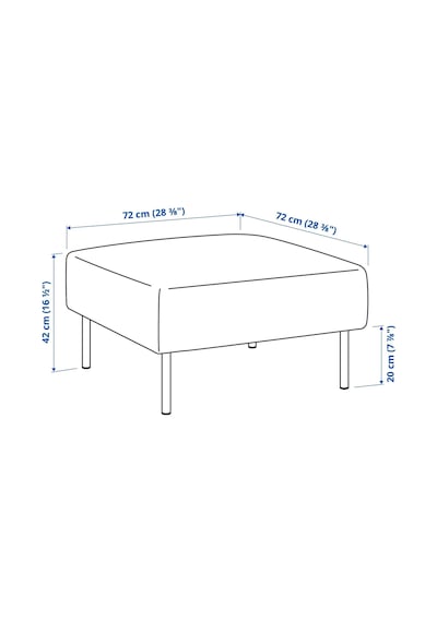 Ikea Bej Şık Kanepe - Tekli Oturma Ünitesi