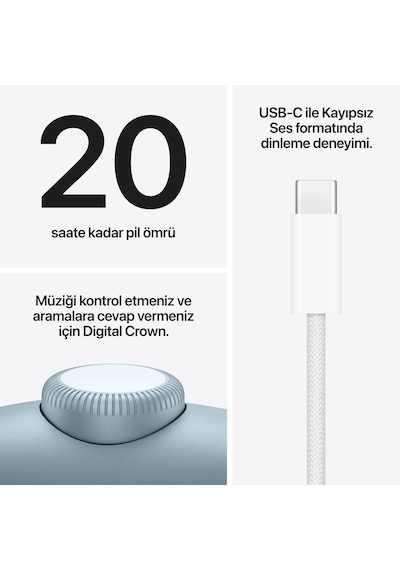 Apple MHWK4TU/A Airpods Max 2 Bluetooth 5.0 Kulak Üstü Kulaklık