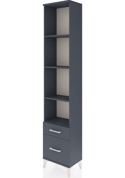 Arges Dolap 4 Raflı 2 Çekmeceli 44x30x221 Antrasit-antrasit Antrasit Arges Dolap 4 Raflı 2 Çekmeceli 44x30x221 Antrasit-antrasit Antrasit