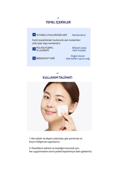 Missha Super Aqua Ultra Hyalron Hyalüronik Asit İçeren Su Bazlı Makyaj Temizleme Mendili 30 Adet