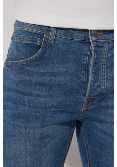 Lee Regular Fit Normal Kesim Normal Bel Mavi Esnek Jean Kot Şort L23114158 Taş