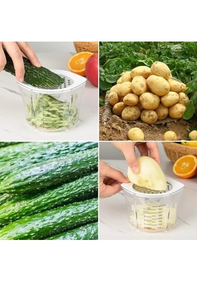 Aee 4 Parça Rendeli Ölçekli Limon Portakal Narenciye Sıkacağı Hazneli Rende Diğer