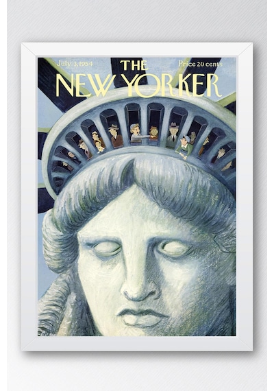 The New Yorker Çerçeveli Tablo July 3 1954