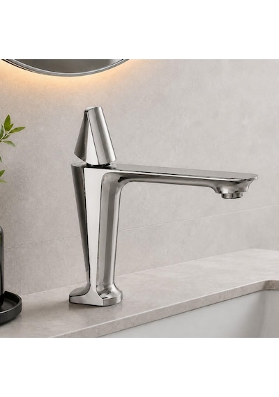 Vıta Kısa Lavabo Bataryası Parlak Krom