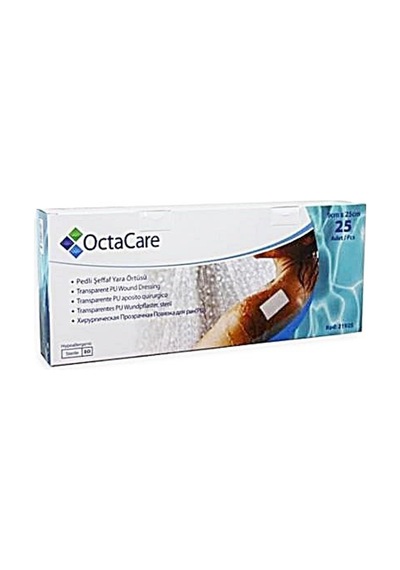 Octacare 21925 Su Geçirmez Yara Örtüsü 9 x 25 CM 25 Adet