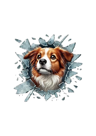 Fulcar Australian Shepherd Araç Stickerı Çok Renkli