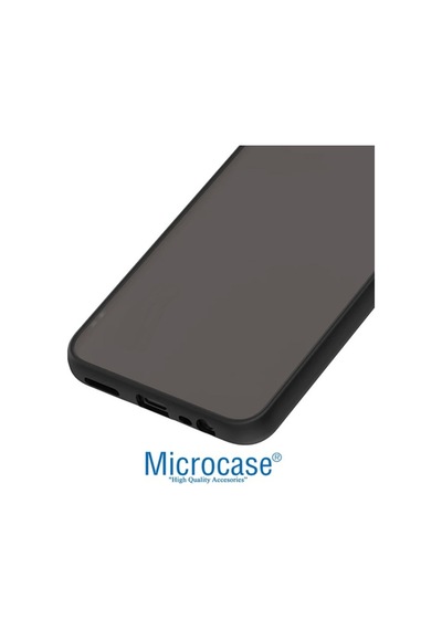 Microcase Oppo Reno 5 (5G) London Serisi Kilif - Buzlu Siyah 531902113