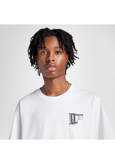 Converse Erkek Beyaz T-shirt 10028376 Beyaz