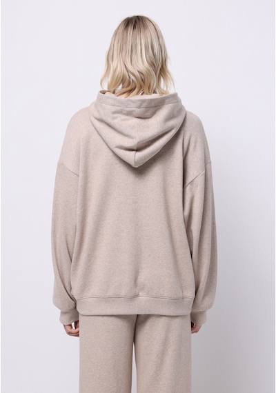 Colin's Colins Oversize Fit Kapüşonlu Düz Kadın Bej Sweatshirt Cl1076447 Q1.v2 Bme Bej
